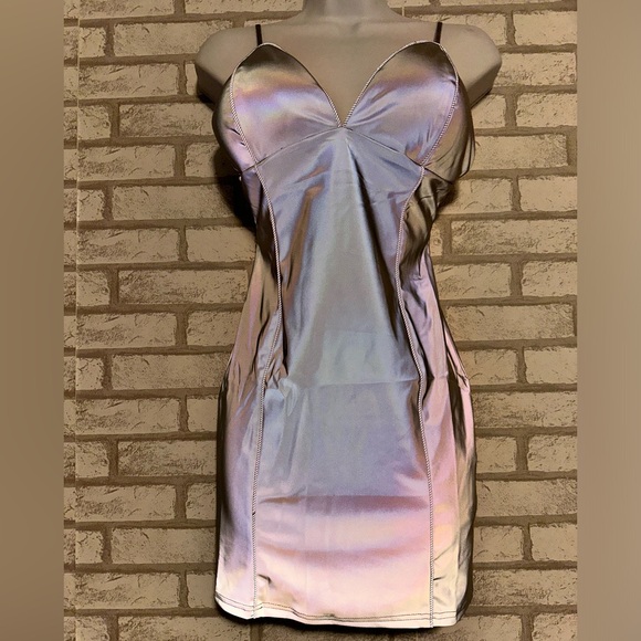 Reflective Mini Dress - Picture 6 of 6